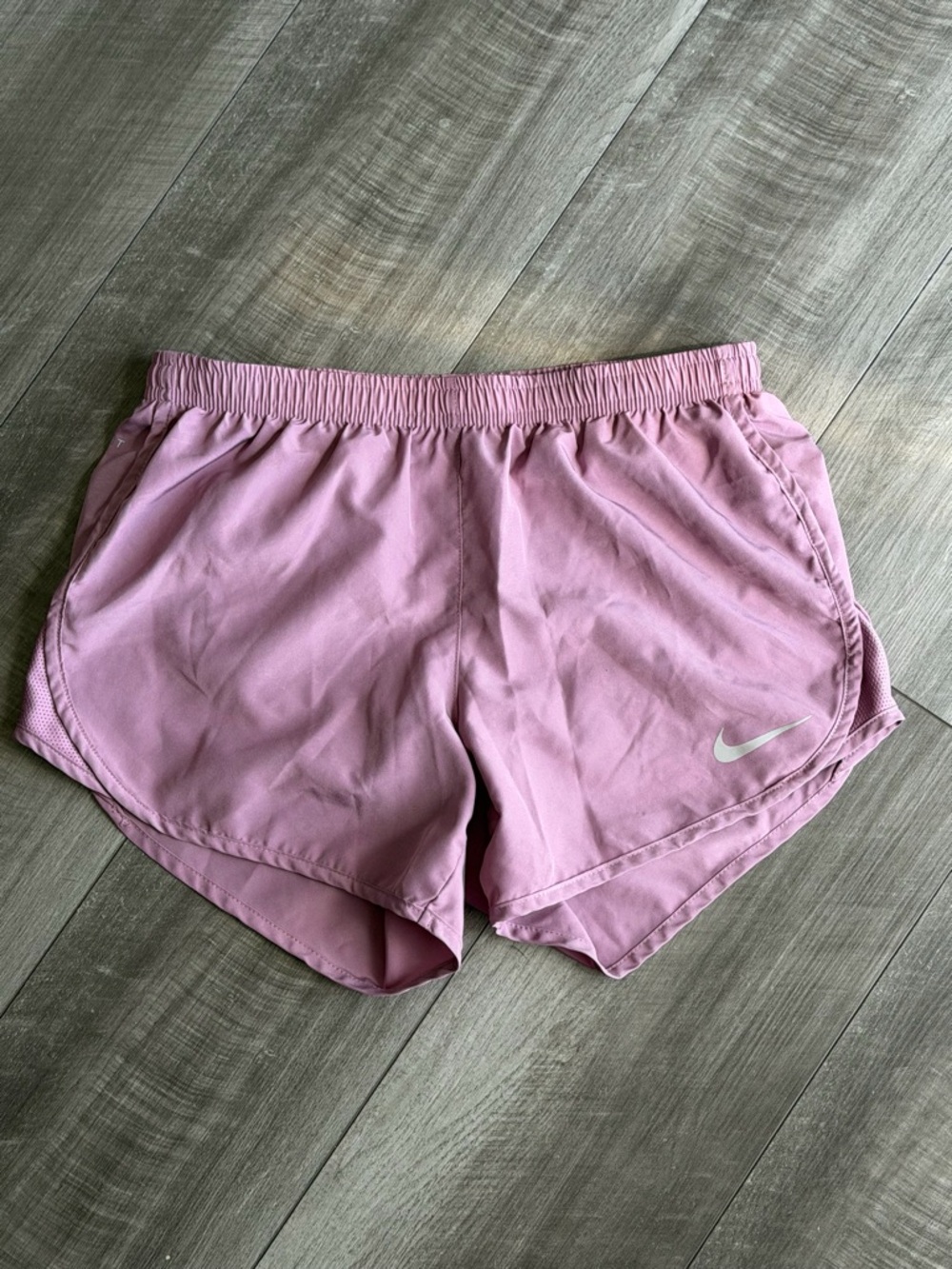 Nike Dri-FIT Tempo Women's Running Shorts Mauve Sz XS Lightweight Breathable